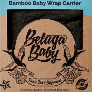 Beluga baby wrap / baby carrier heather green